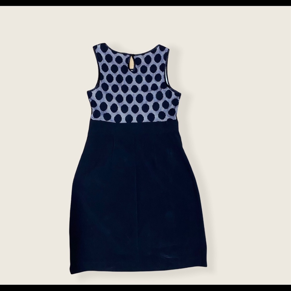 SANGRIA black grey polka dot dress 8